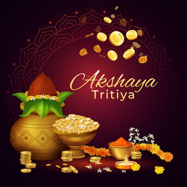 Akshaya tritiya concept