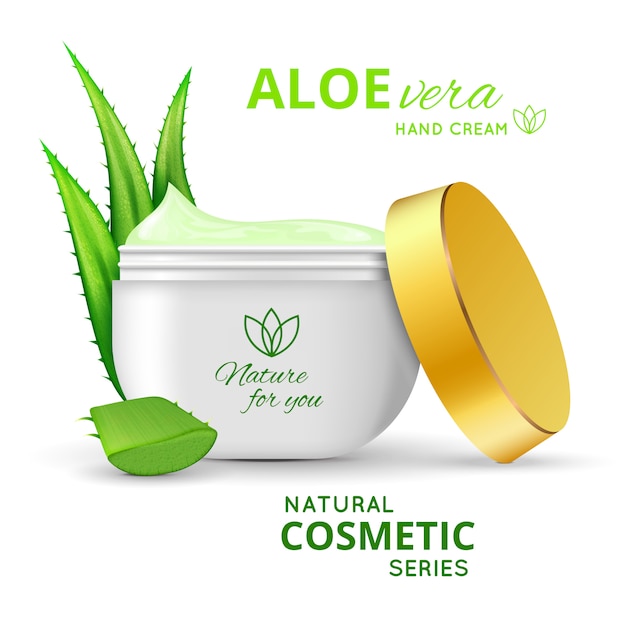 Aloë vera handcrème design