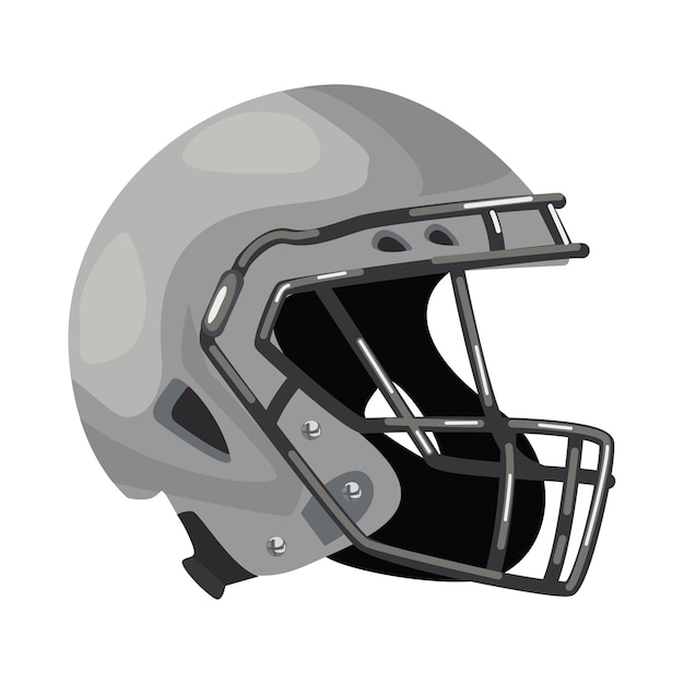 American football bescherming helm icoon vector