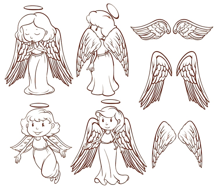 Gratis Vector angels