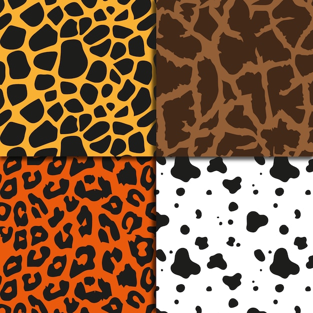 Animal print achtergrond collectie