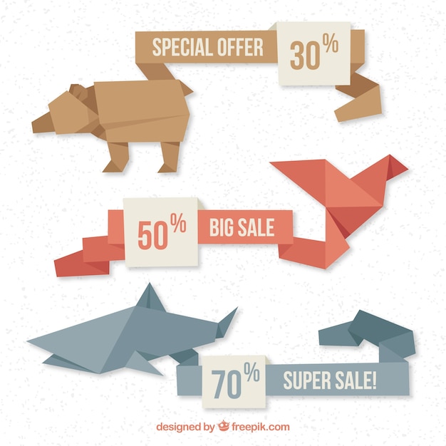 Gratis vector animal sales banner