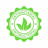 Gratis vector antibacterieel logo