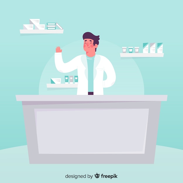 Gratis vector apotheker