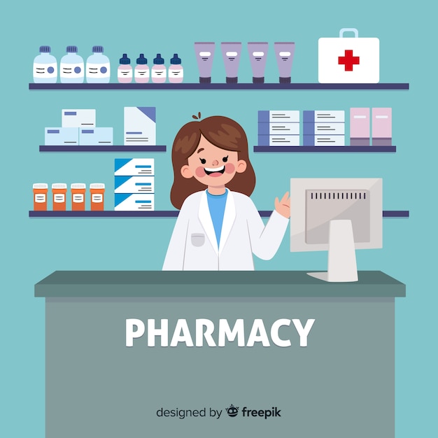 Gratis vector apotheker