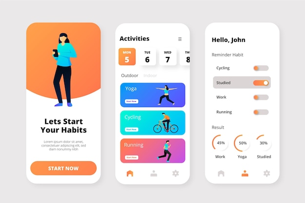 App voor het bijhouden van doelen en gewoonten