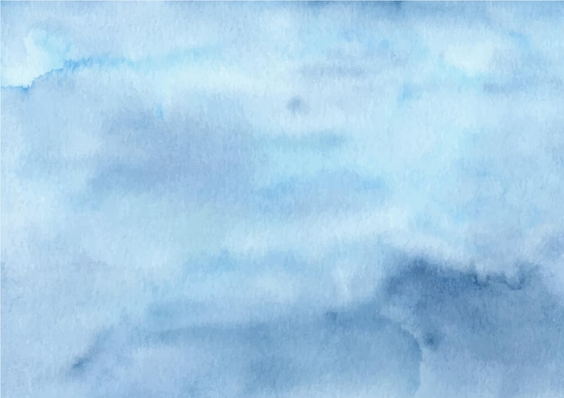 Aquarel blauwe abstracte textuur achtergrond