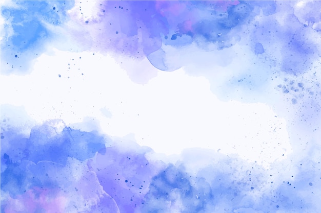 Gratis vector aquarel blauwe achtergrond