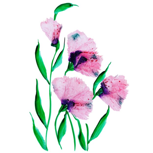 Aquarel bloemen