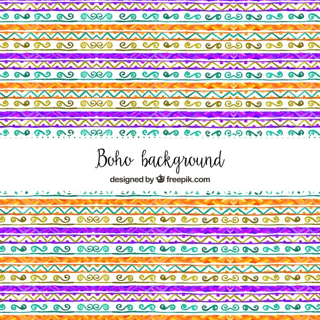 Aquarel boho decoratieve achtergrond