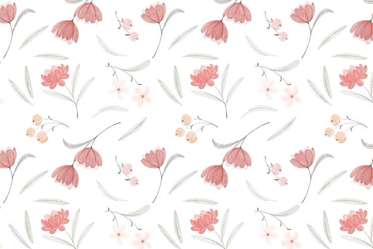 Gratis Vector aquarel boho patroonontwerp