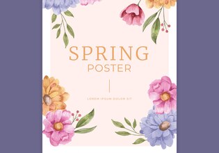 bloemen poster