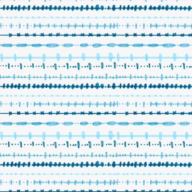 Aquarel naadloze shibori patroon