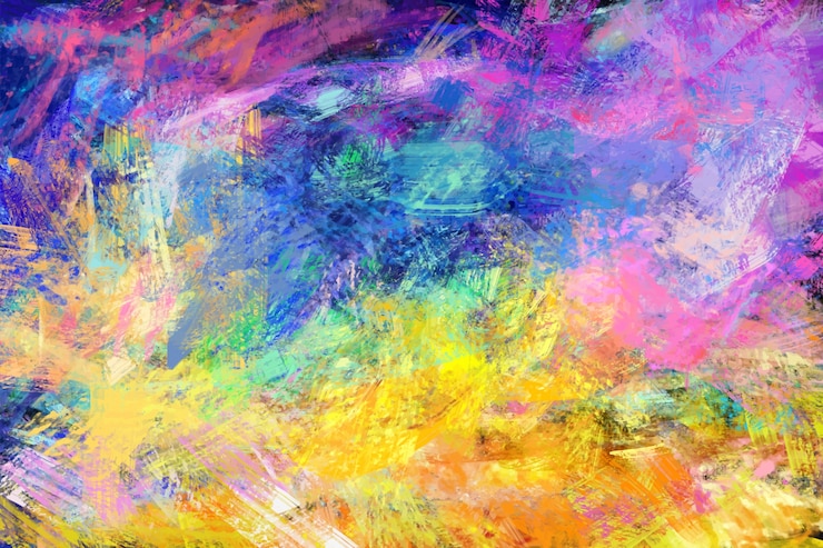 Gratis Vector aquarel olieverfschilderij achtergrond