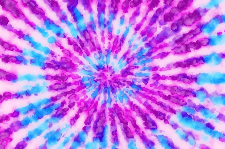 Gratis Vector aquarel paarse tie dye achtergrond