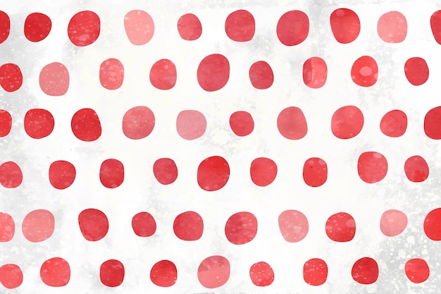 Gratis vector aquarel rode polka dot achtergrond