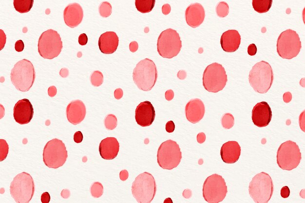 Aquarel rode polka dot achtergrond