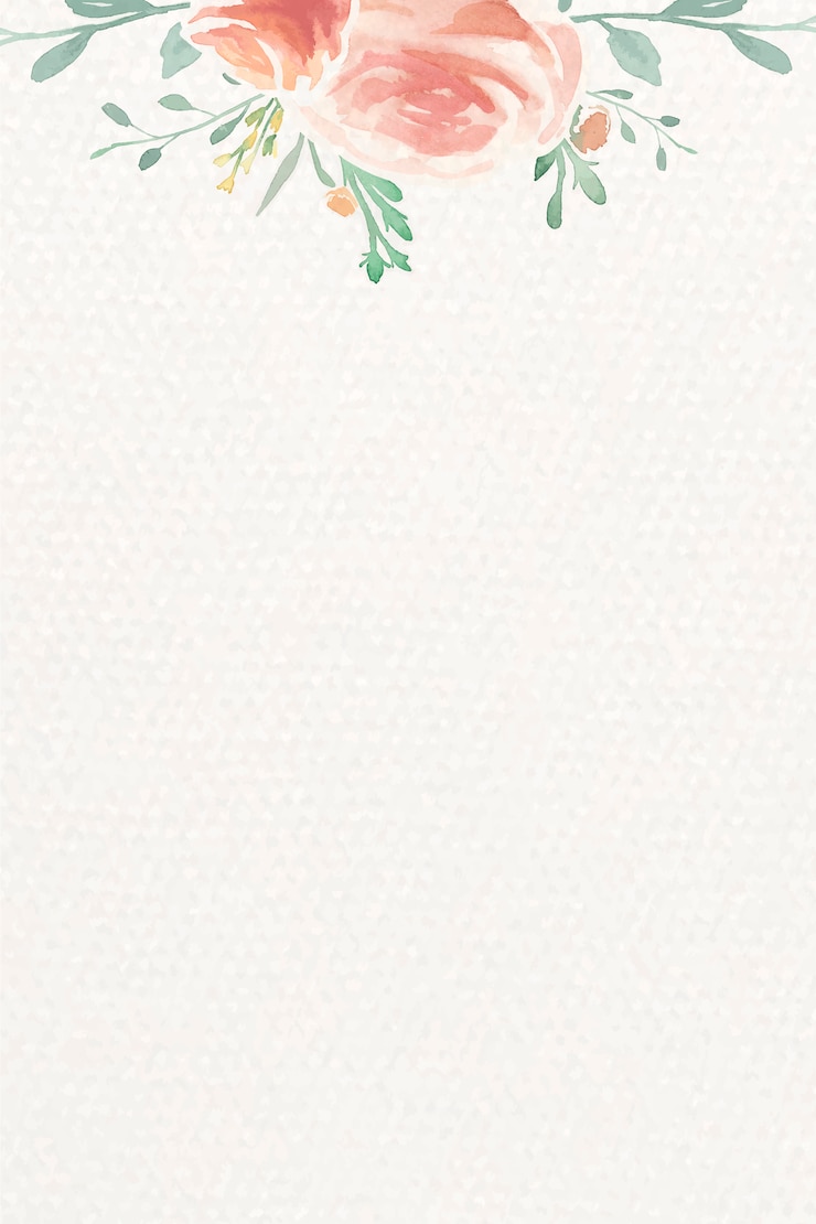 Gratis Vector aquarel roos kaart