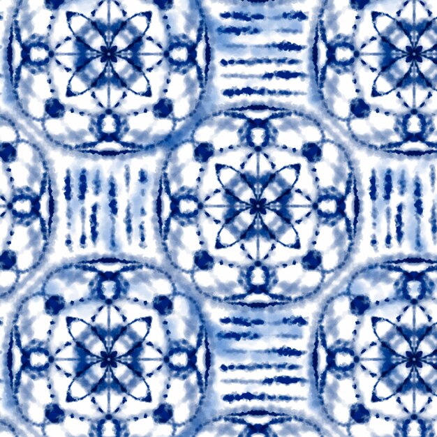 Aquarel shibori patroon