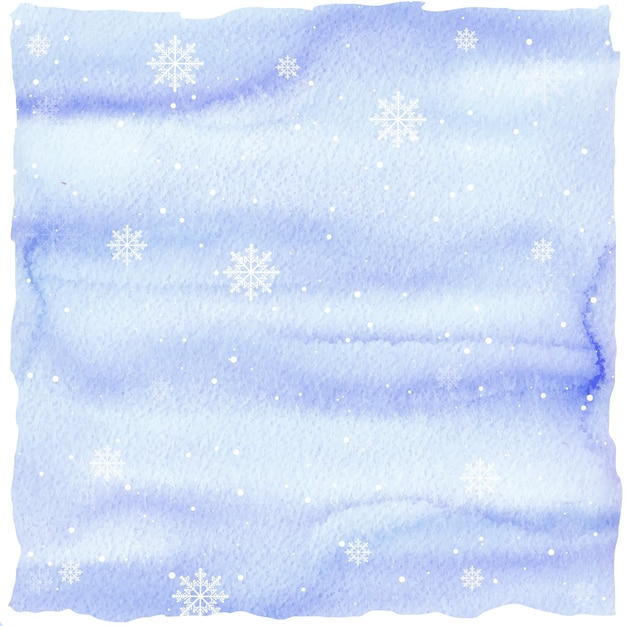 Gratis vector aquarel winter achtergrond