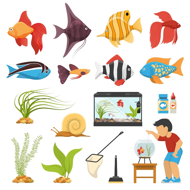 Gratis Vector aquaristiek aquariumvisset