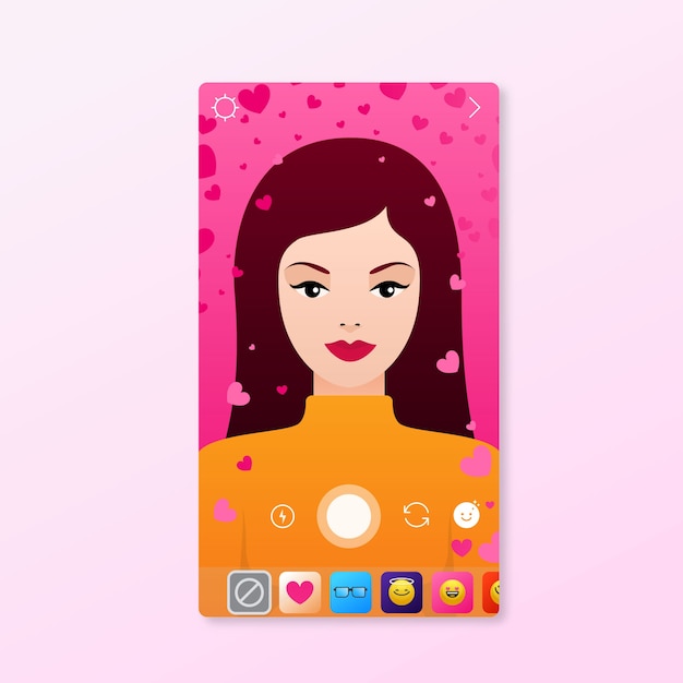 Gratis vector ar instagram-filter