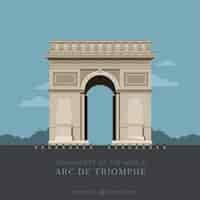 Gratis vector arc de triomphe