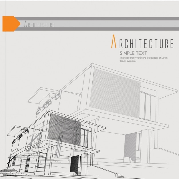 Architectuur achtergrond ontwerp