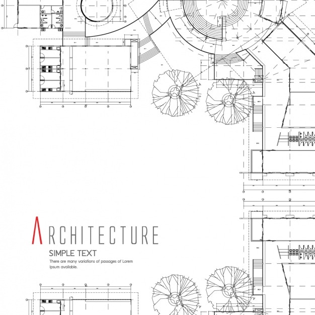 Architectuur achtergrond ontwerp