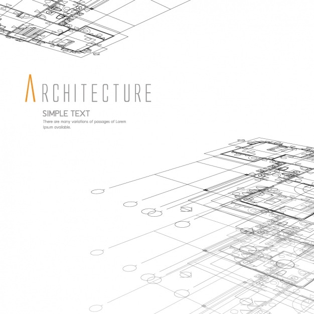 Gratis Vector architectuur achtergrondontwerp