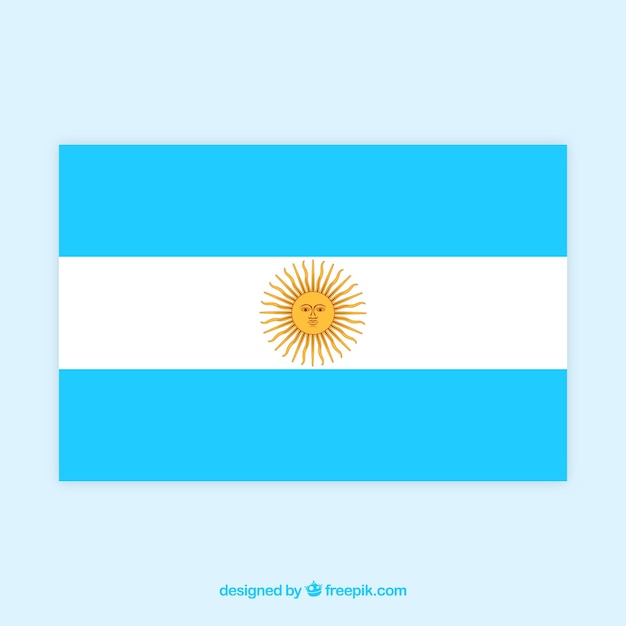 Gratis vector argentinië vlag achtergrond