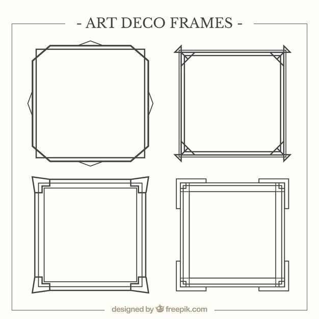 Art deco frames te pakken