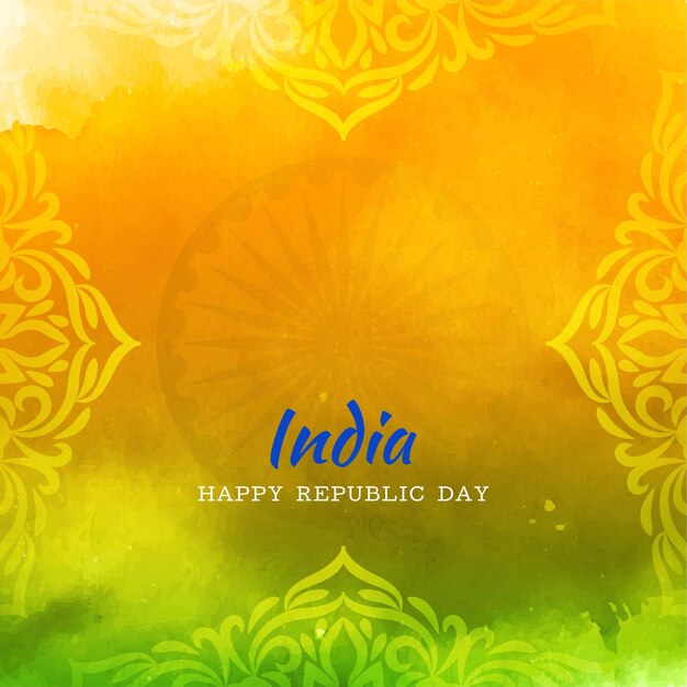 Artistieke elegante Indiase vlag thema stijlvolle Republiek dag achtergrond