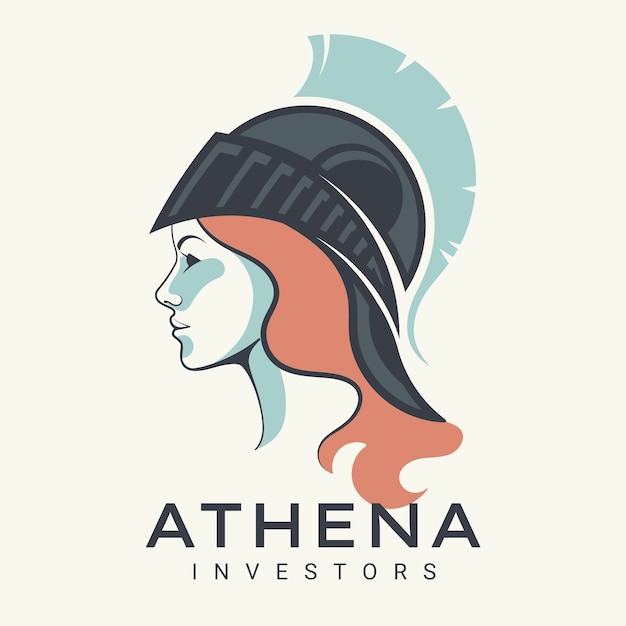 Athena karakter logo ontwerp