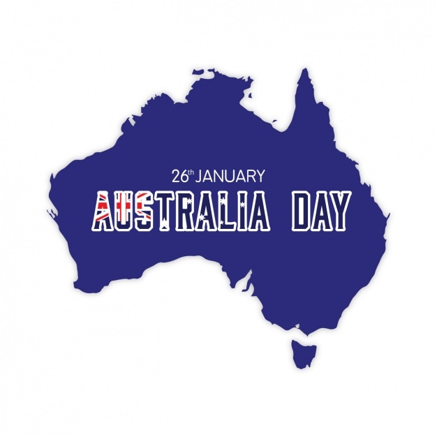 Australië dag achtergrond ontwerp