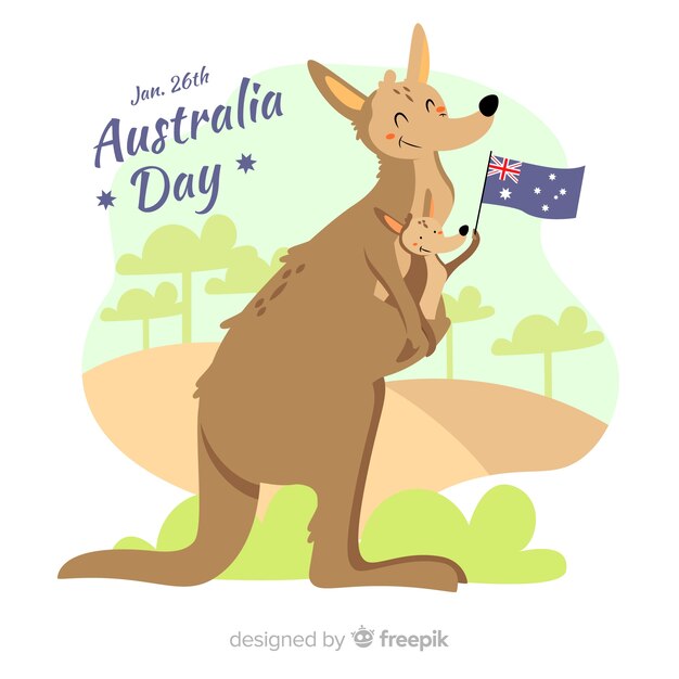 Australië dag achtergrond