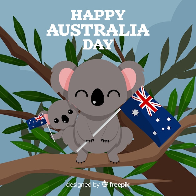 Gratis vector australië dag