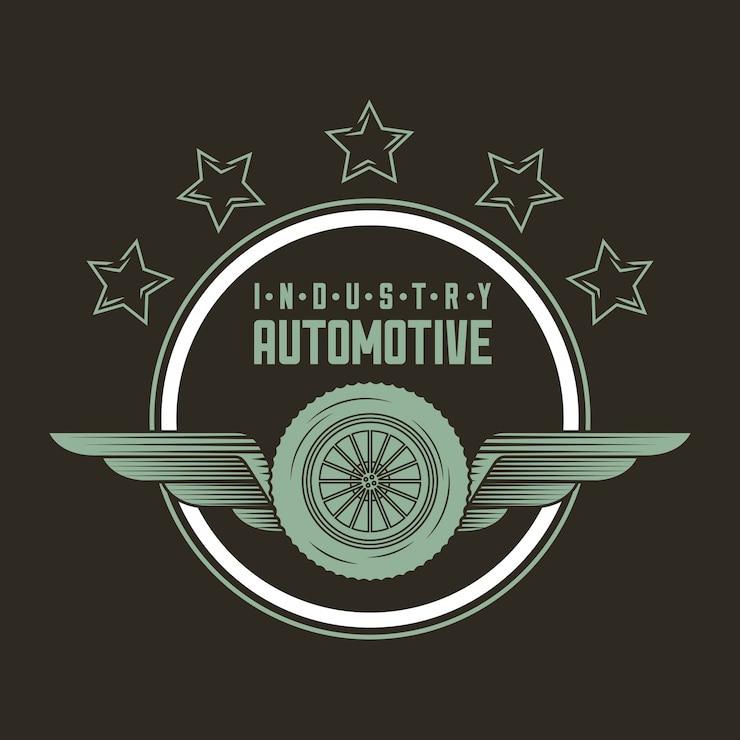 Gratis Vector auto-industrie logo