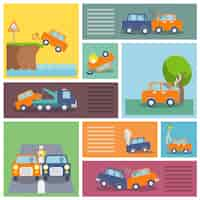 Gratis vector auto storingen