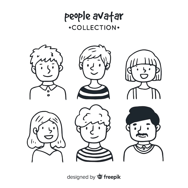 Avatar-verzameling van mensen