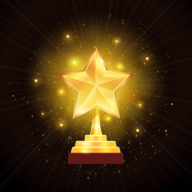 Gratis vector award gouden ster