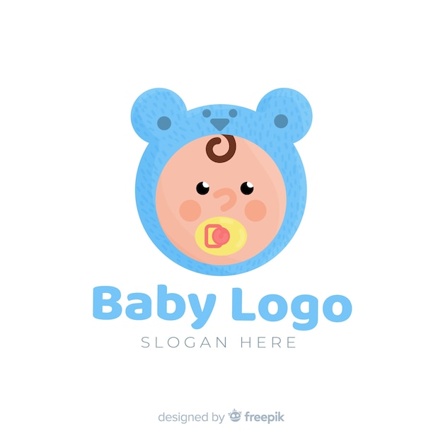 Baby logo sjabloon