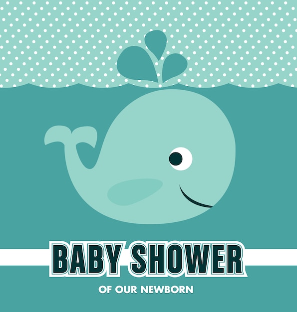 Baby shower uitnodiging ontwerp