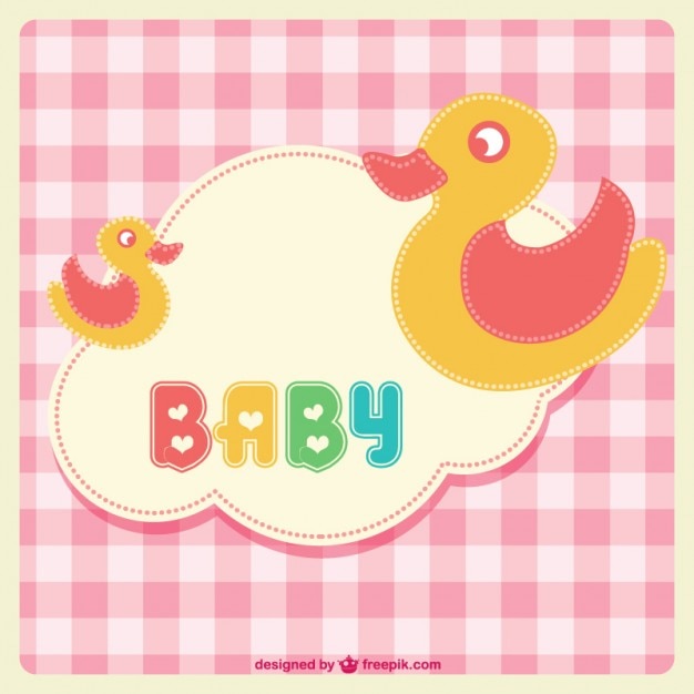 Gratis vector babyeenden cartoon