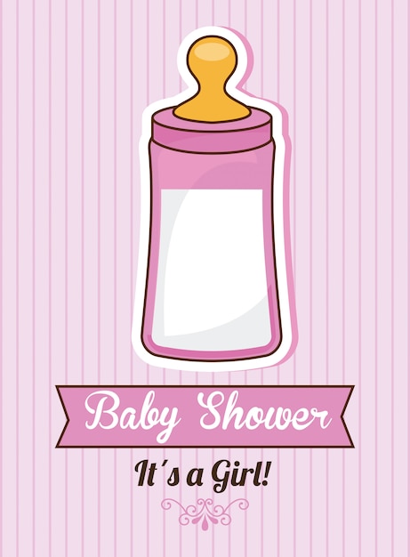 Gratis vector babyshower