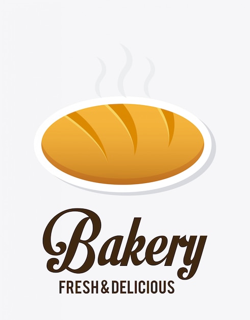 Gratis vector bakkerij eenvoudig element