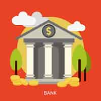 Gratis vector bank achtergrond ontwerp