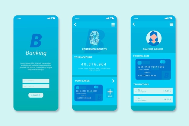 Bank app-interface