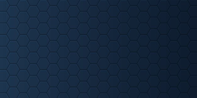 Banner met zeshoekig patroon