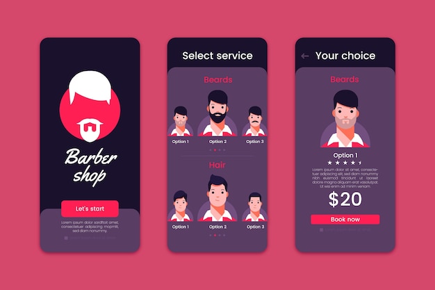 Barber shop afspraak boeking app